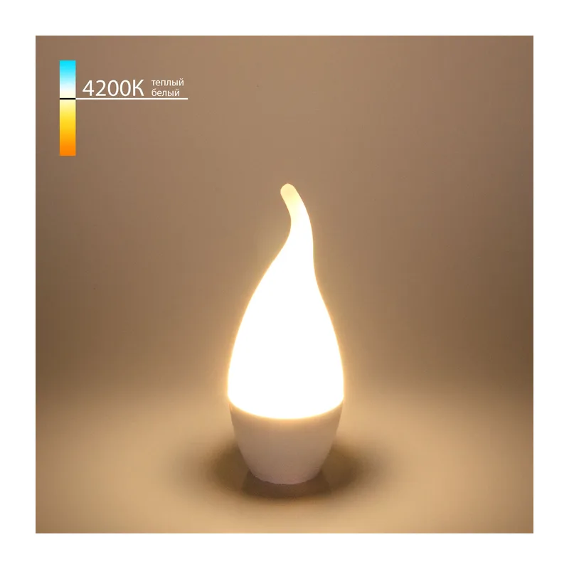 Светодиодная лампа "Свеча на ветру" CA37 6W 4200K E14 BLE1419 Elektrostandard