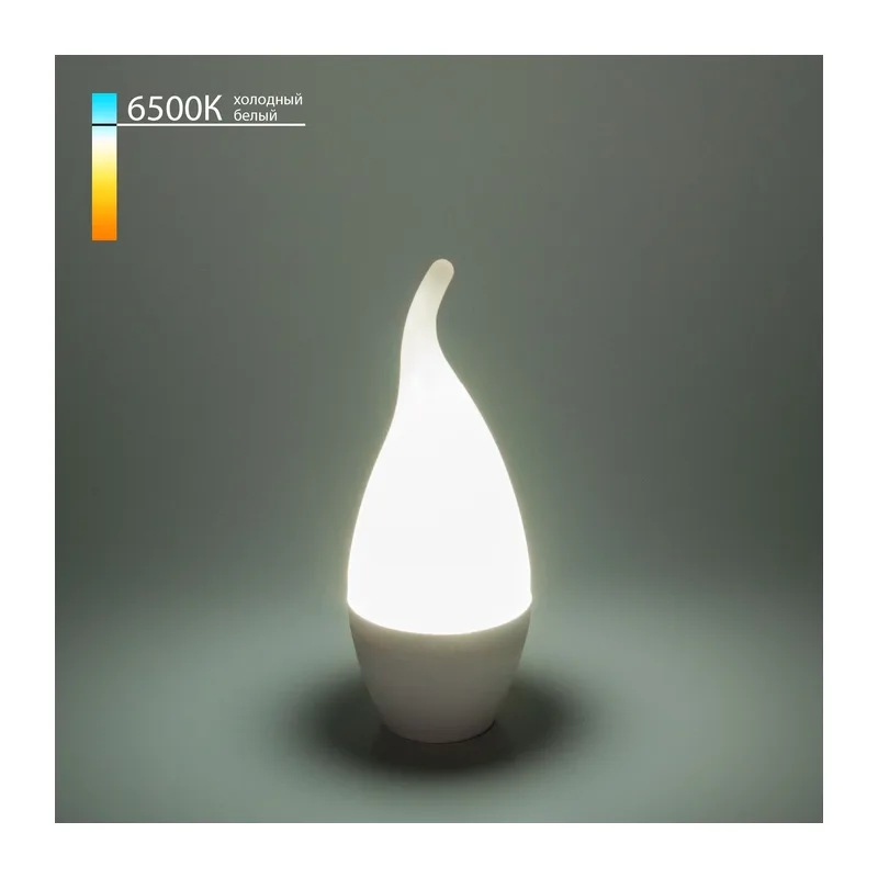 Светодиодная лампа Свеча на ветру BLE1420 СDW LED D 6W 6500K E14 Elektrostandard