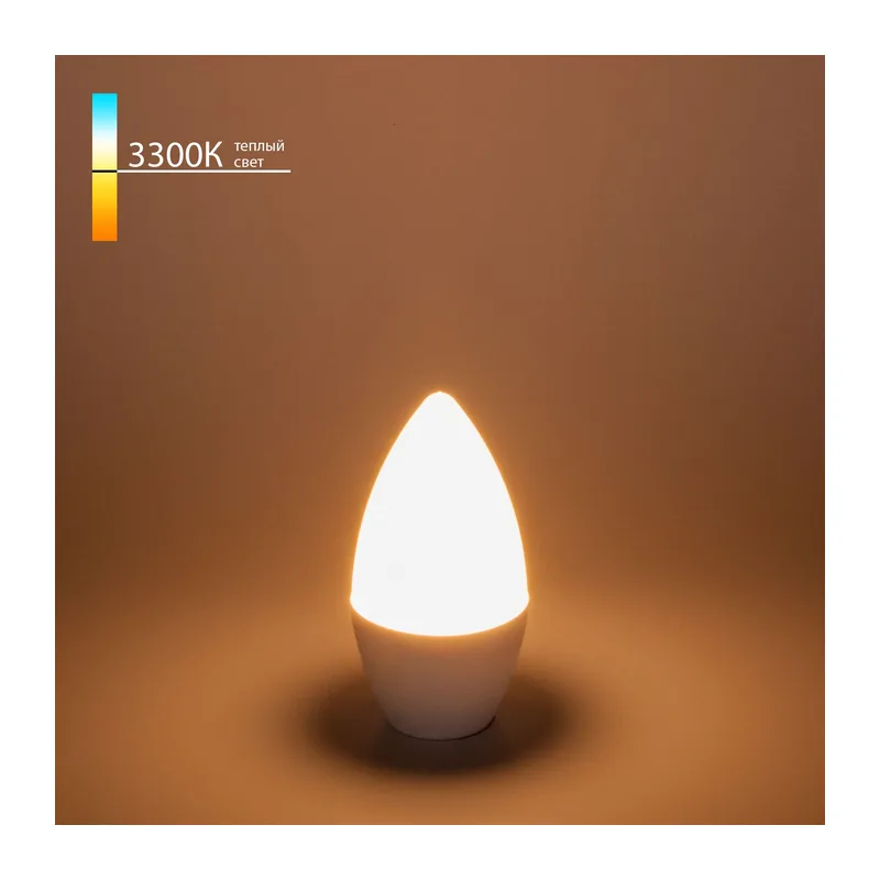 Светодиодная лампа "Свеча" C37 6W 3300K E14 BLE1421 Elektrostandard
