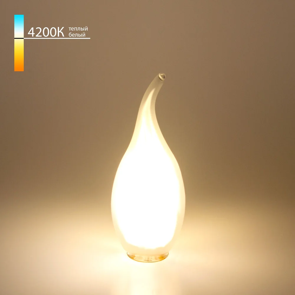 Филаментная светодиодная лампа "Свеча на ветру" C35 9W 4200K E14 BLE1430 Elektrostandard