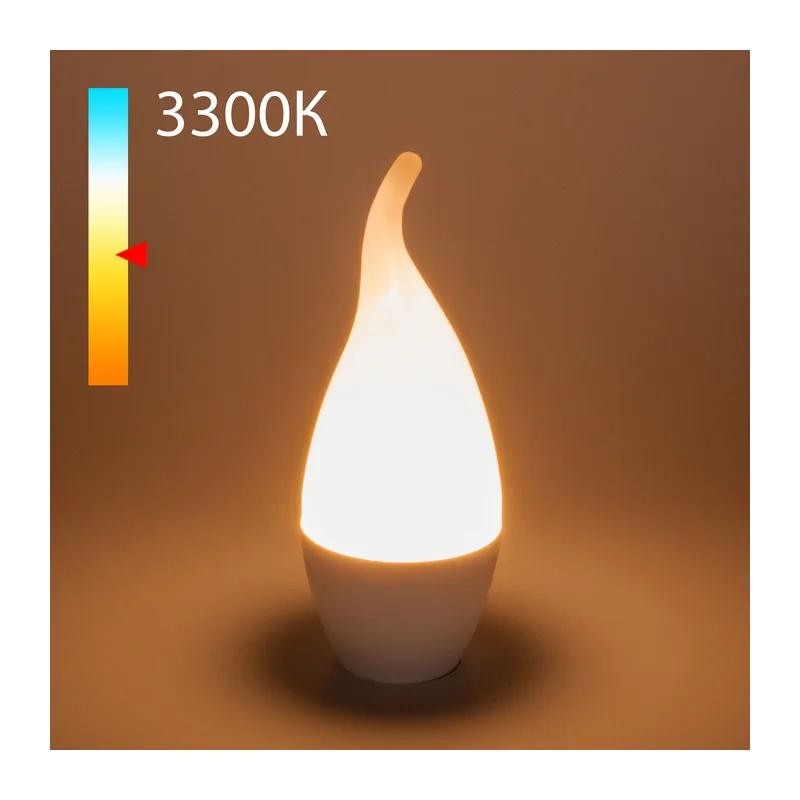Светодиодная лампа "Свеча на ветру" CA37 6W 3300K E14 BLE1434 Elektrostandard