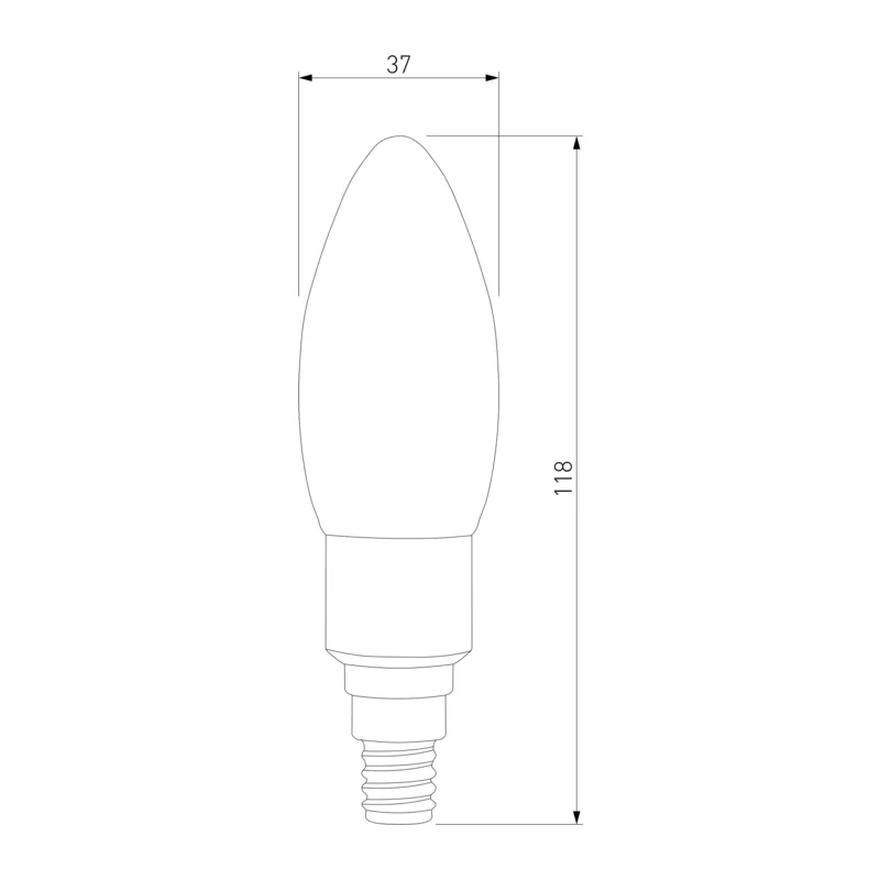 Умная филаментная светодиодная лампа BLE1437 Elektrostandard 2