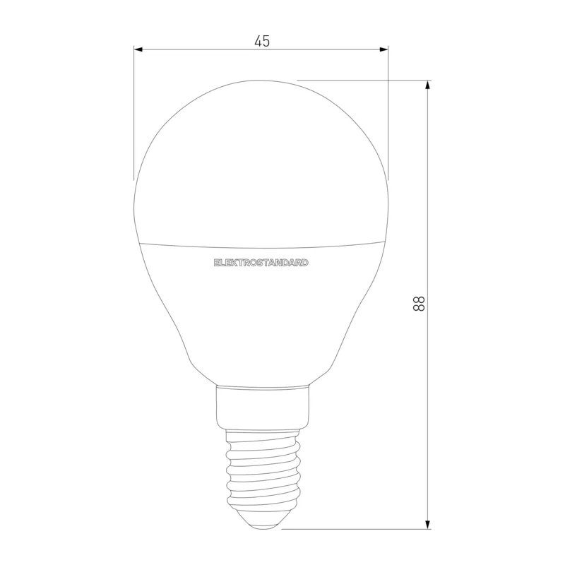 Светодиодная лампа Mini Classic LED 9W 4200K E14 BLE1443 Elektrostandard 2