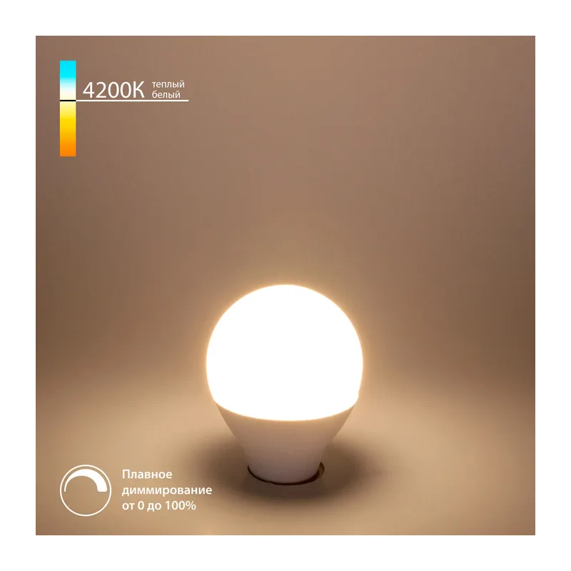 Светодиодная лампа Dimmable G45 7W 4200K E14 BLE1449 Elektrostandard