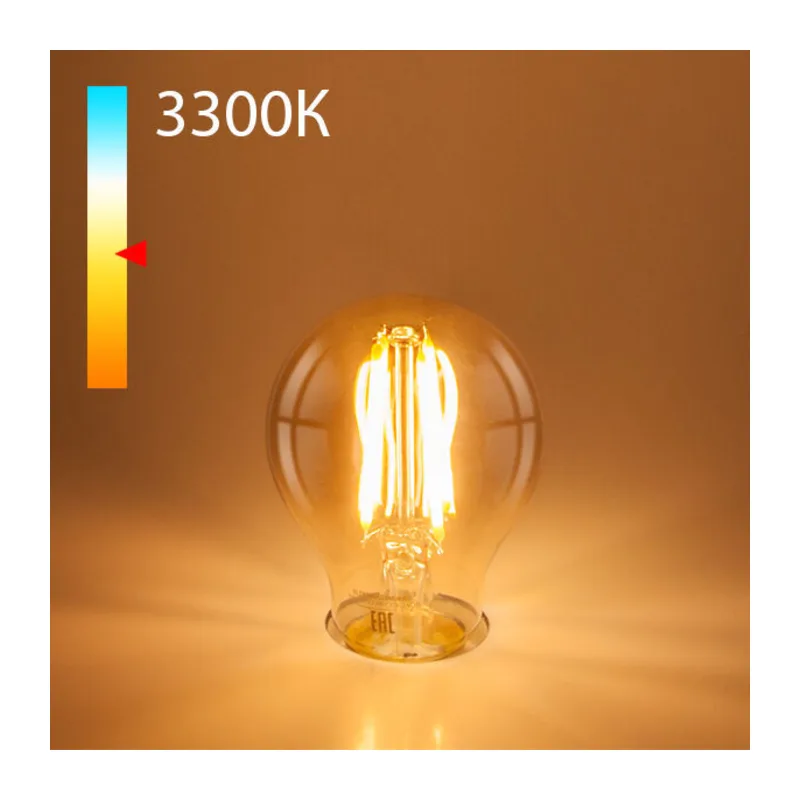 Филаментная светодиодная лампа А60 12W 3300K E27 BLE2710 Elektrostandard