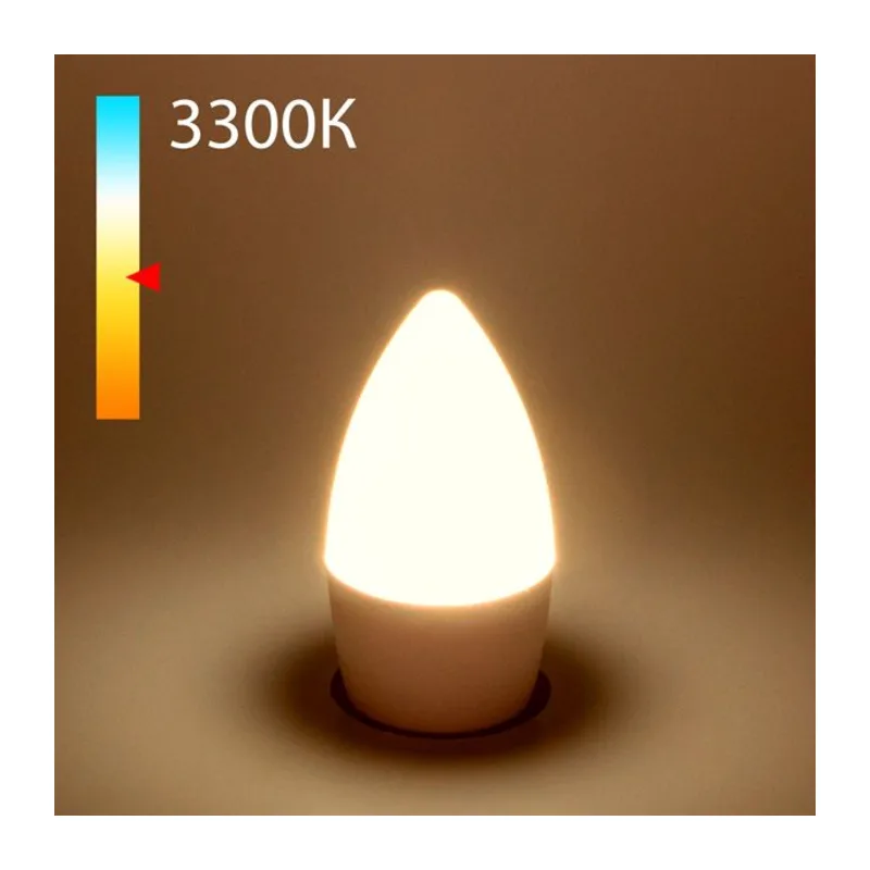 Светодиодная лампа "Свеча" C37 8W 3300K E27 BLE2711 Elektrostandard