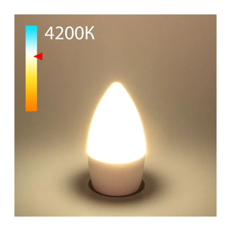 Светодиодная лампа "Свеча" C37 8W 4200K E27 BLE2716 Elektrostandard