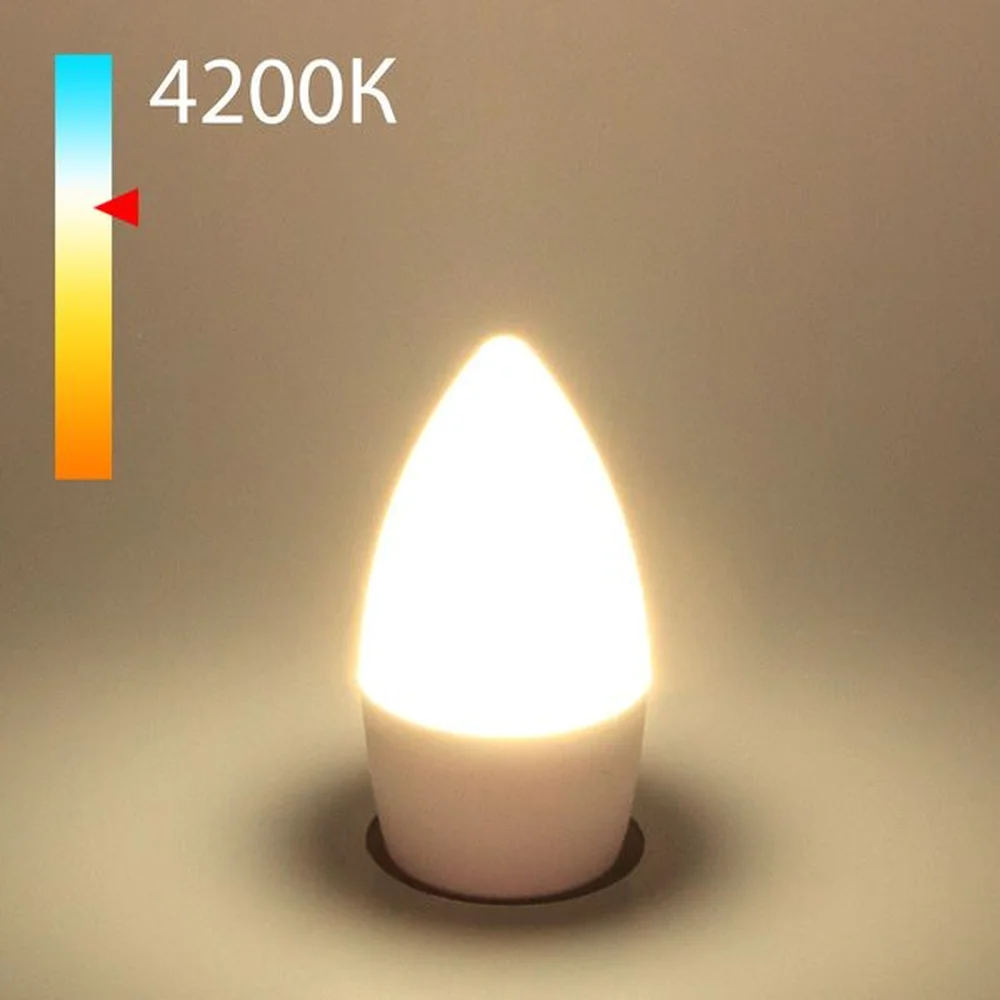 Светодиодная лампа "Свеча" C37 8W 4200K E27 BLE2716 Elektrostandard