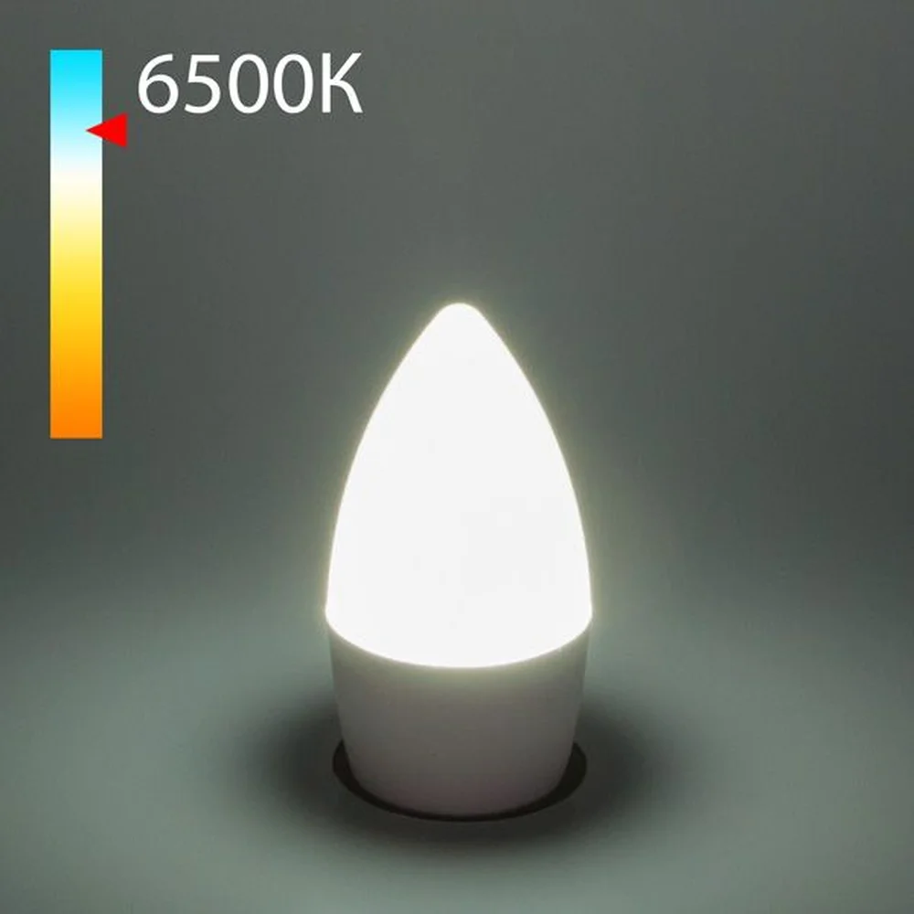 Светодиодная лампа "Свеча" C37 8W 6500K E27 BLE2724 Elektrostandard