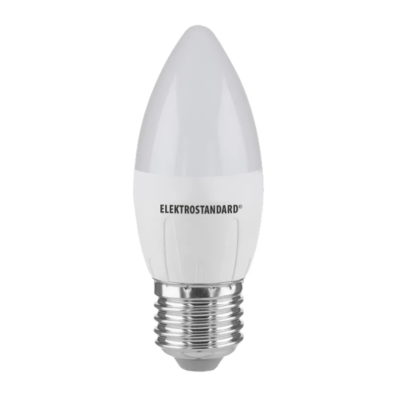 Светодиодная лампа "Свеча" C37 6W 6500K E27 BLE2738 Elektrostandard 2