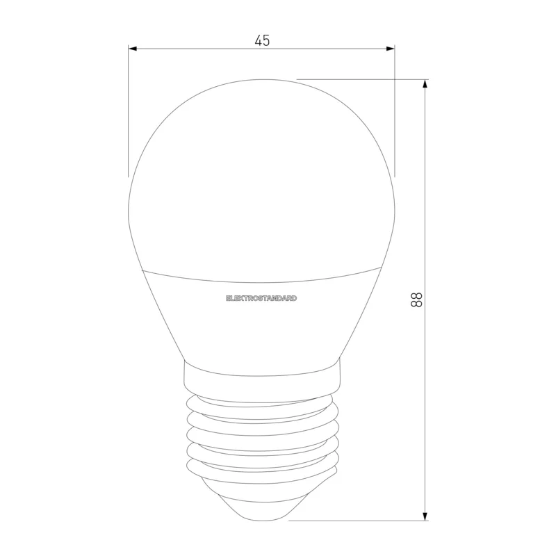 Светодиодная лампа Mini Classic LED 9W 3300K E27 BLE2762 Elektrostandard 2