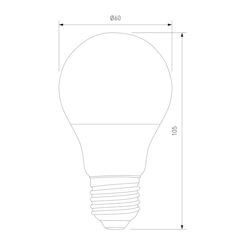 Светодиодная лампа Dimmable А60 9W 4200K E27 BLE2777 Elektrostandard 2