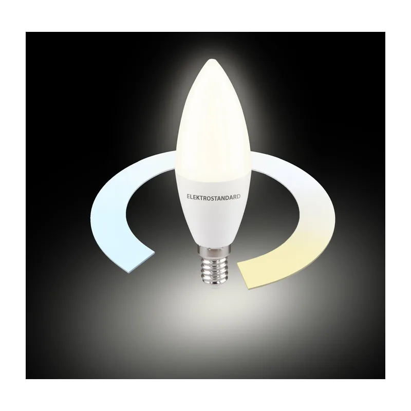 Умная лампа Свеча LED C37 Е14 7W 3300К-6500К CCT+DIM (BLE2779) BLE2779 Elektrostandard