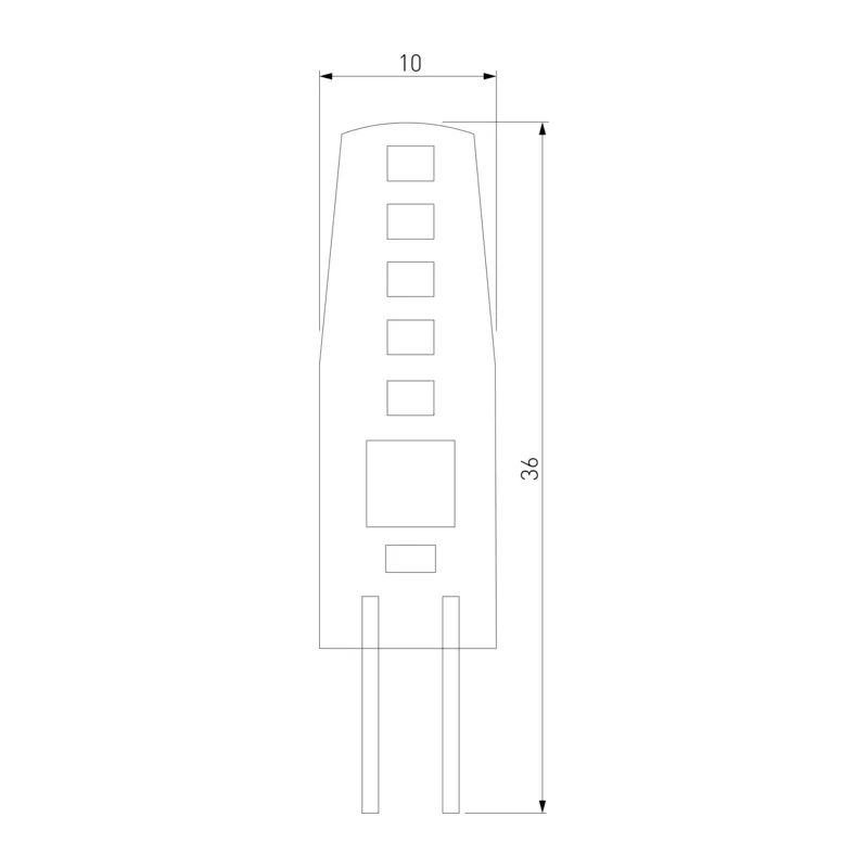 Светодиодная лампа JCD 3W 220V 6500К G4 BLG413 Elektrostandard 2