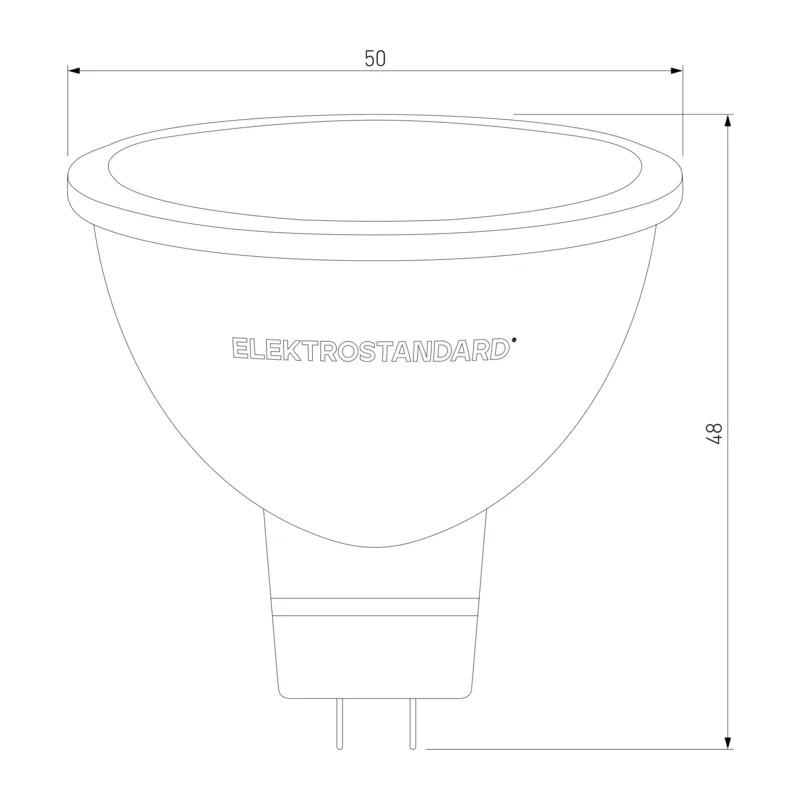 Светодиодная лампа направленного света JCDR 7W 3300K G5.3 BLG5313 Elektrostandard 2