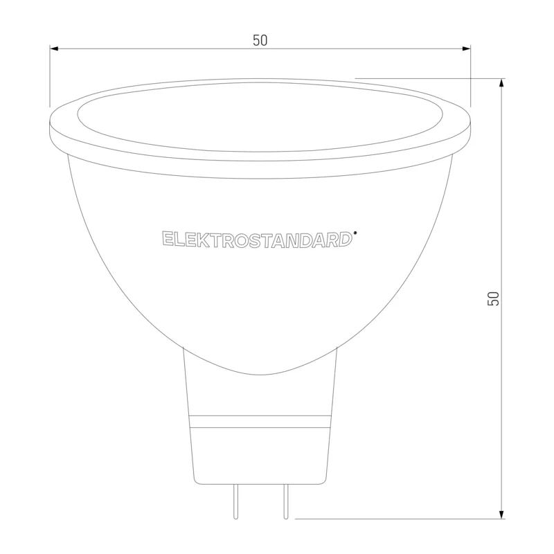 Светодиодная лампа Dimmable JCDR 7W 4200K GU5.3 BLG5317 Elektrostandard 2