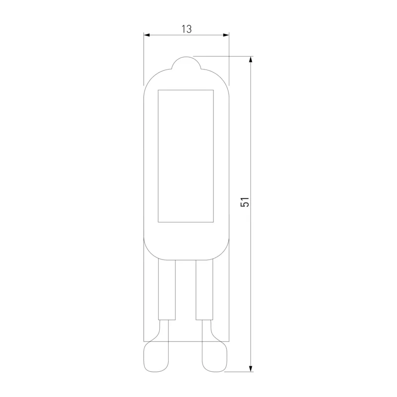 Светодиодная лампа G9 LED 3W 220V 3300K стекло BLG911 Elektrostandard 2