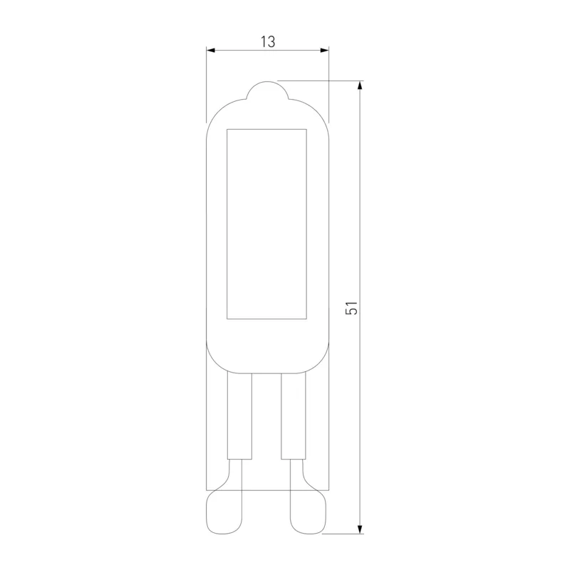 Светодиодная лампа G9 LED 3W 220V 6500K стекло BLG913 Elektrostandard 2