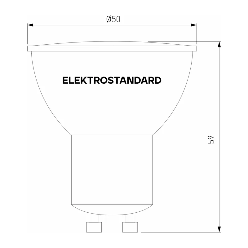Умная лампа GU10 LED 7W 3300К-6500К CCT+DIM (BLGU1018) BLGU1018 Elektrostandard 3