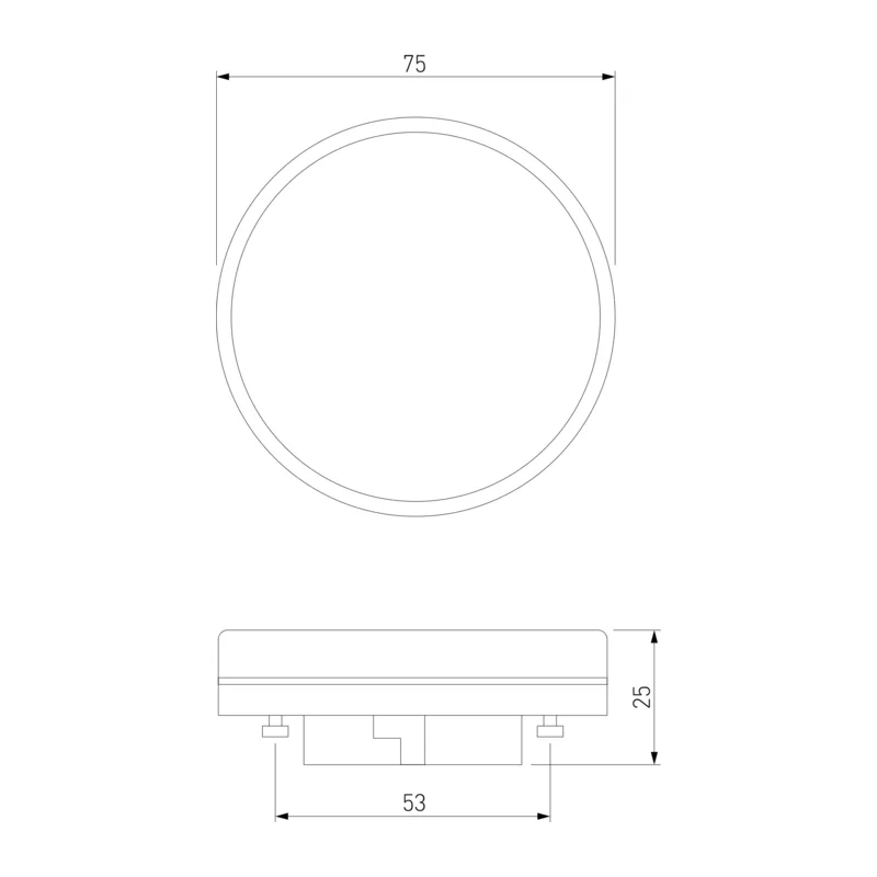 Светодиодная лампа GX53 6W 6500K GX53 три режима работы BLGX5308 Elektrostandard 2