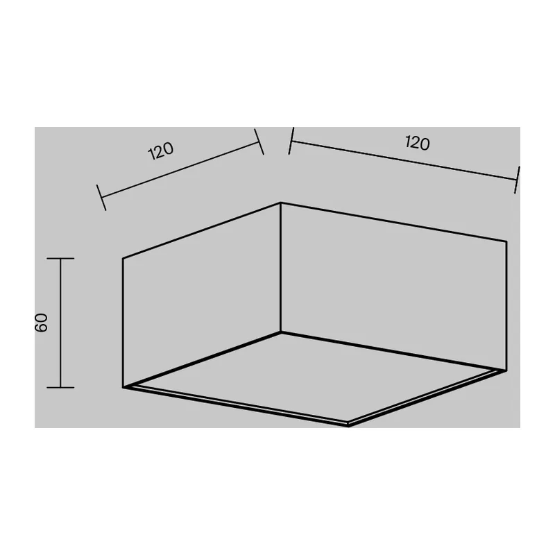 Потолочный светильник Зон / Zon 12 Вт 3000 К 120° Maytoni C032CL-12W3K-SQ-B 7