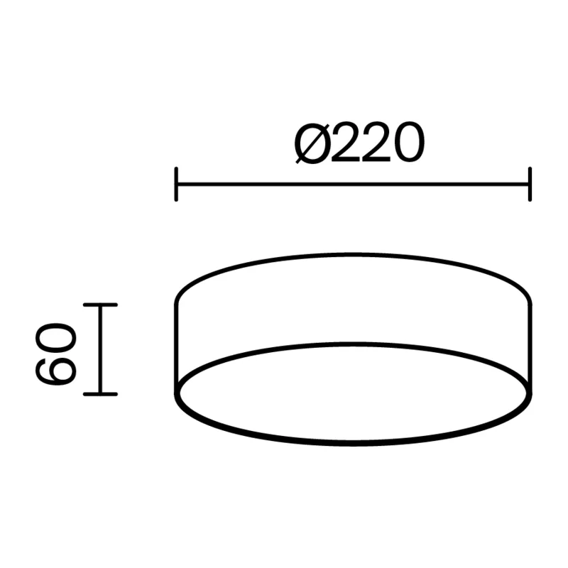 Потолочный светильник Зон / Zon 24 Вт 3000 К 120° Maytoni C032CL-24W3K-RD-MG 10