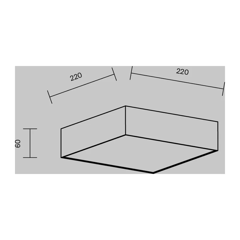Потолочный светильник Зон / Zon 24 Вт 3000 К 120° Maytoni C032CL-24W3K-SQ-B 8