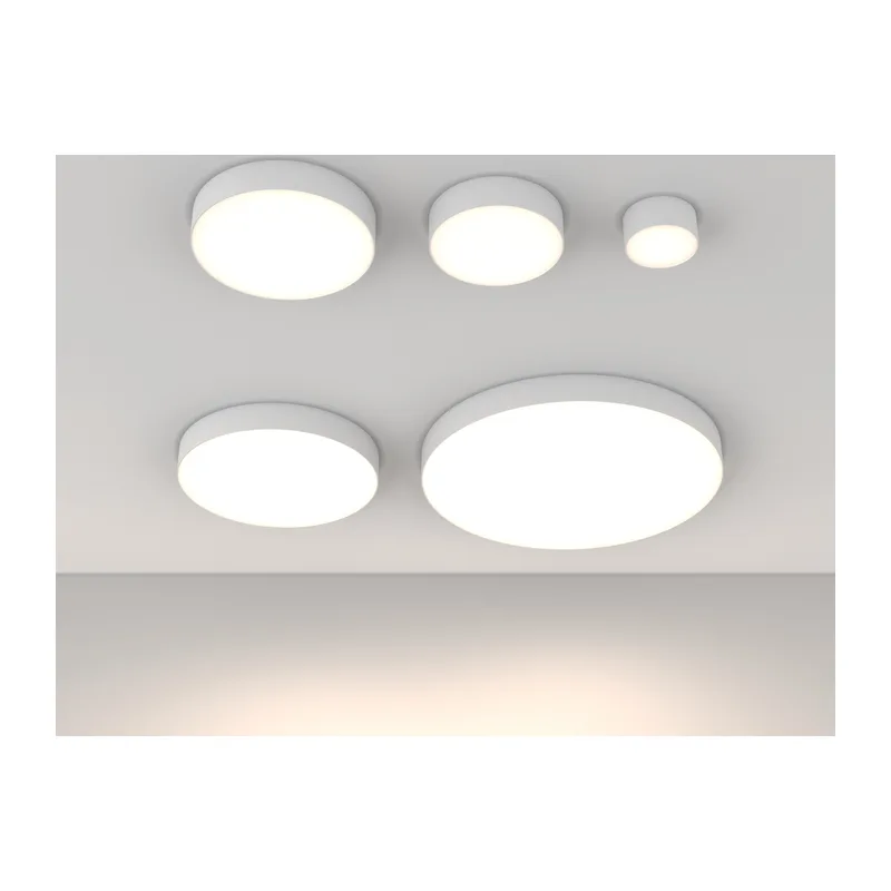 Потолочный светильник Зон / Zon 90 Вт 4000 К 120° Maytoni C032CL-90W4K-RD-W 12