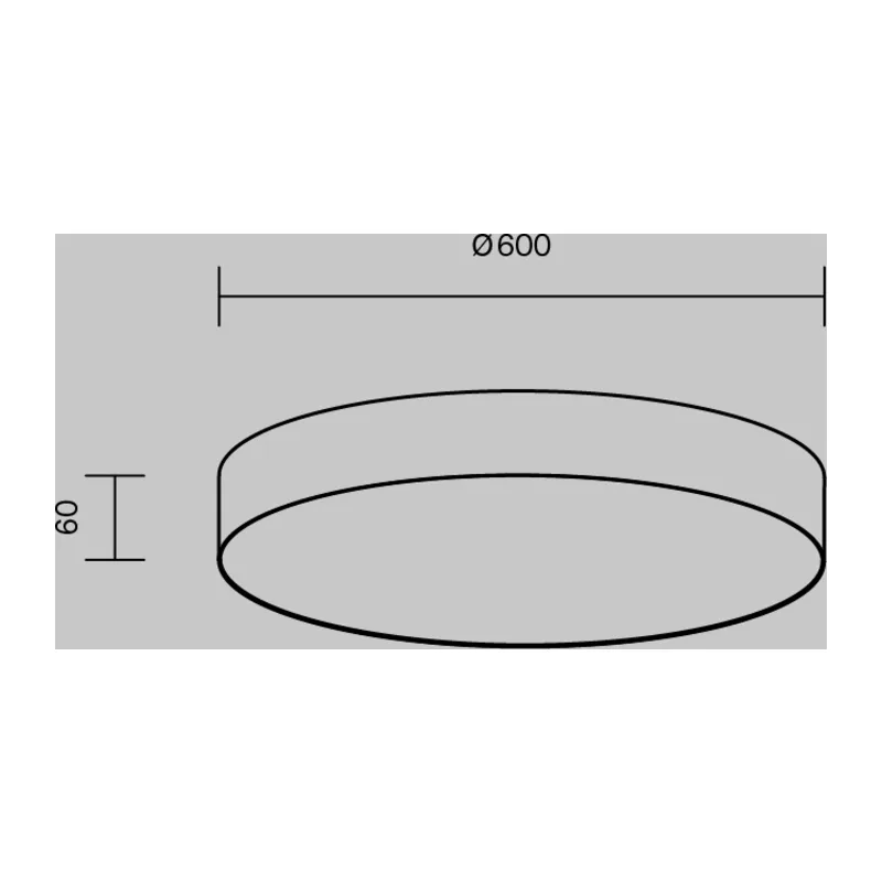 Потолочный светильник Зон / Zon 90 Вт 4000 К 120° Maytoni C032CL-90W4K-RD-W 8