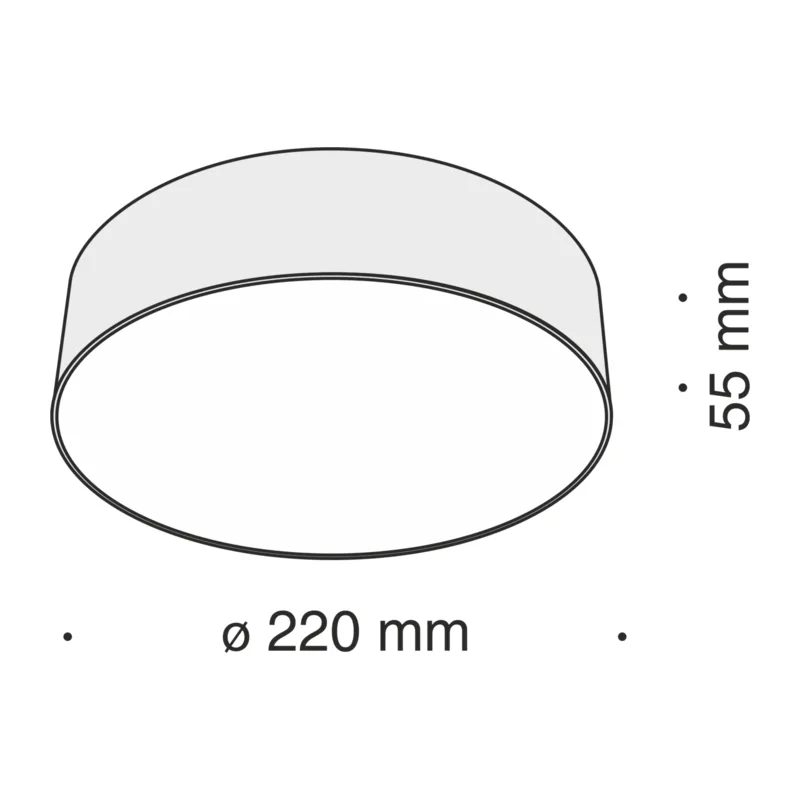 Потолочный светильник Зон / Zon 26 Вт 4000 К 120° Maytoni C032CL-L32B4K 6