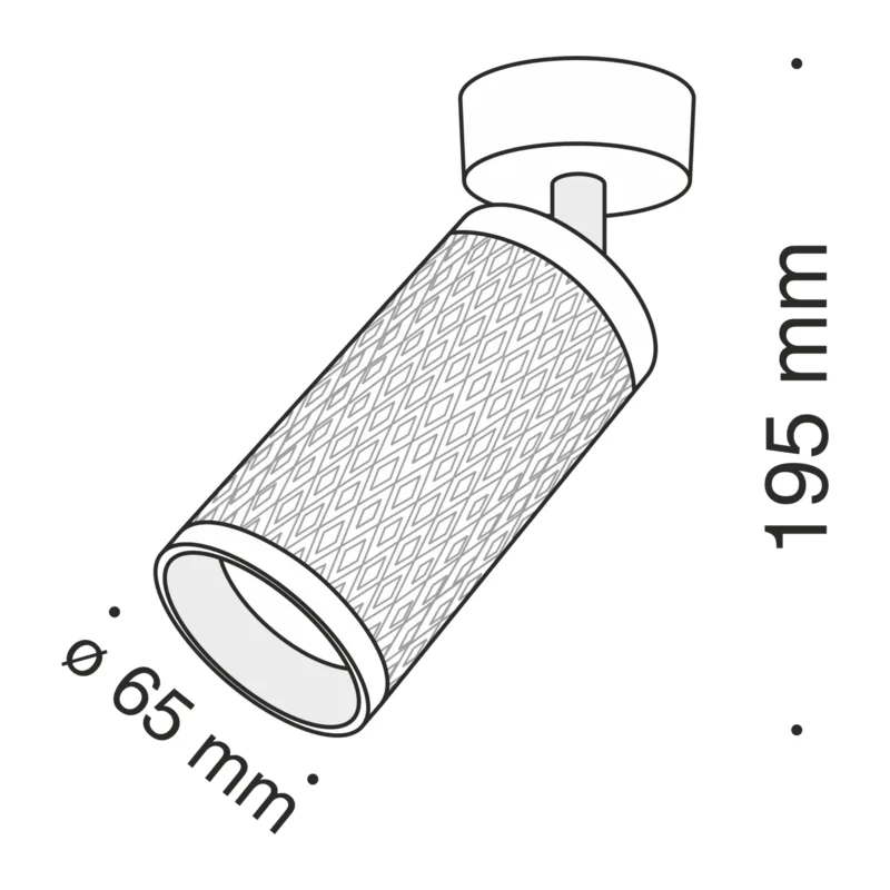 Потолочный светильник Фокус Дизайн / Focus Design 1*GU10 10 Вт Maytoni C034CL-01G 12