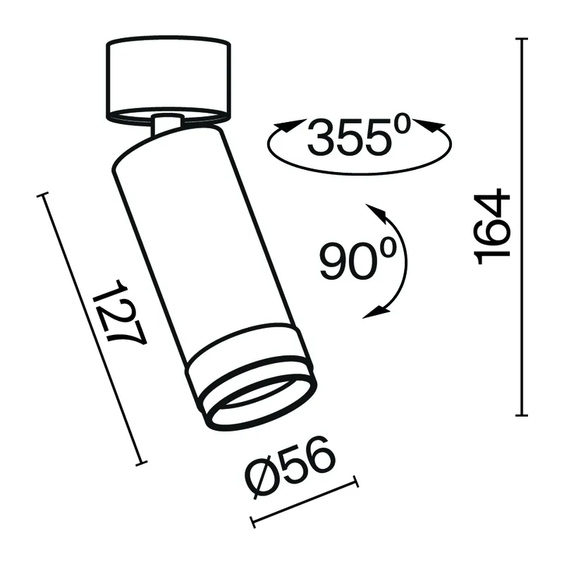Потолочный светильник Фокус Зум / Focus Zoom 12 Вт 3000 К 15-50° Maytoni C055CL-L12W3K-Z-W 2