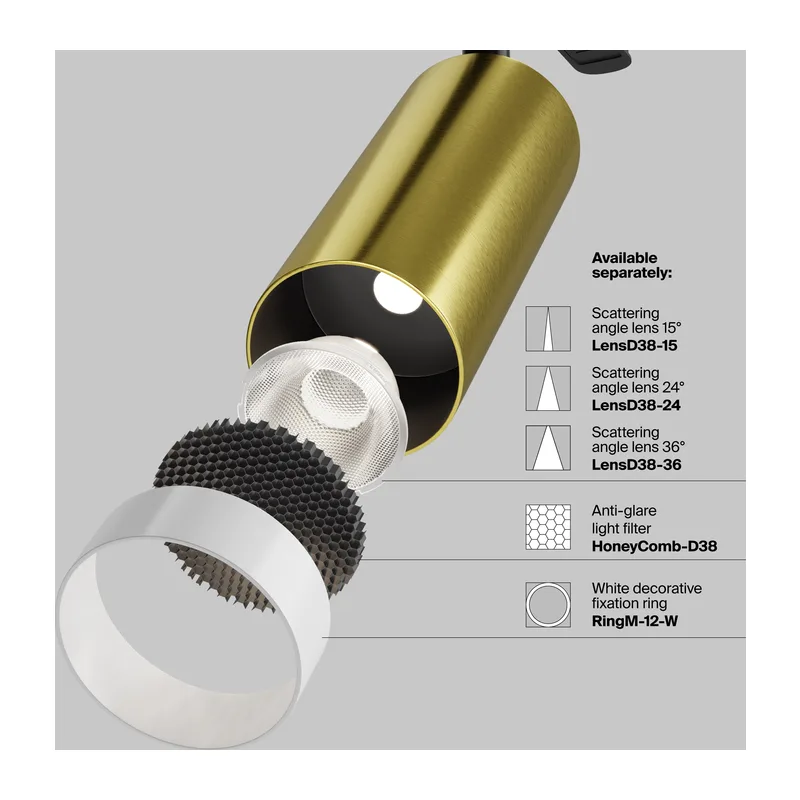 Потолочный светильник Фокус / FOCUS LED 12 Вт 4000 К 50° Maytoni C055CL-L12W4K-W-BS 2