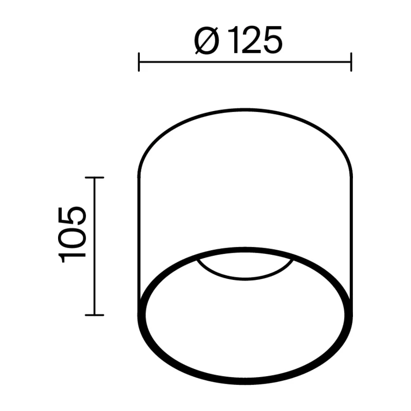 Потолочный светильник Альфа / Alfa LED 25 Вт 3000 К 60° Maytoni C064CL-01-25W3K-RD-B 2