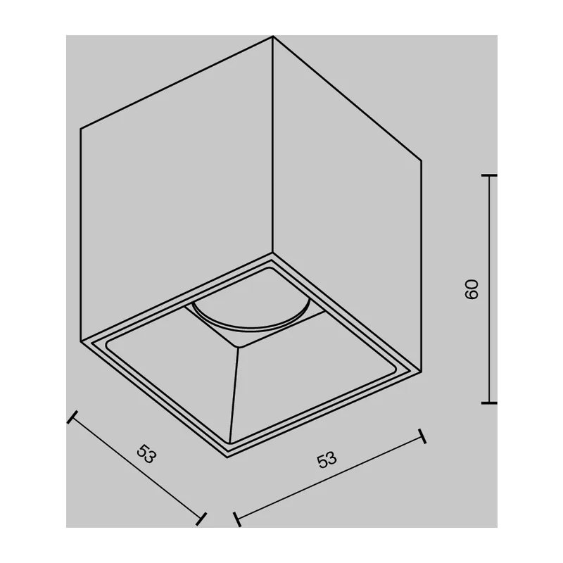 Потолочный светильник Альфа / Alfa LED 5 Вт 3000 К 50° Maytoni C064CL-5W3K-SQ-WB 4