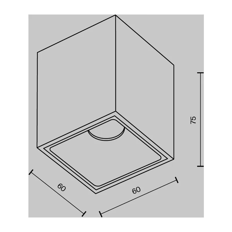 Потолочный светильник Альфа / Alfa LED 8 Вт 3000 К 60° Maytoni C065CL-8W3K-SQ-WB 4