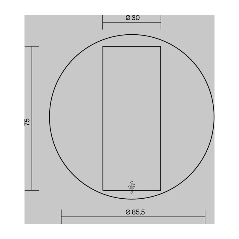 Настенный светильник (бра) Твист / Twist 3000К 3Вт Maytoni C081WL-L3WBS3K 2