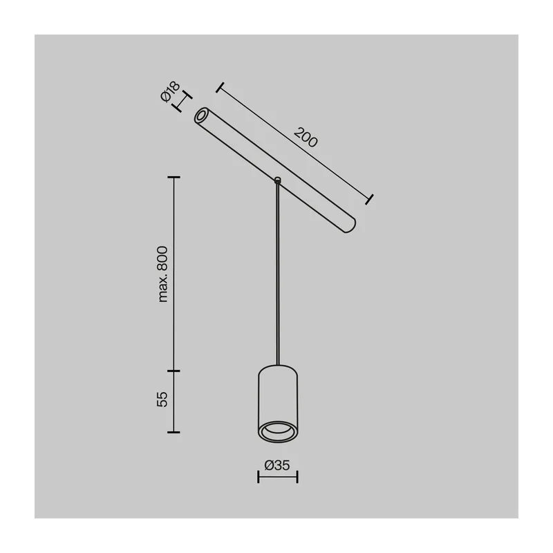 Светильник Фокус / Focus Led для системы освещения Axity 3000/6000К 3Вт 36° Maytoni C105PL-3W3-6K-B 10