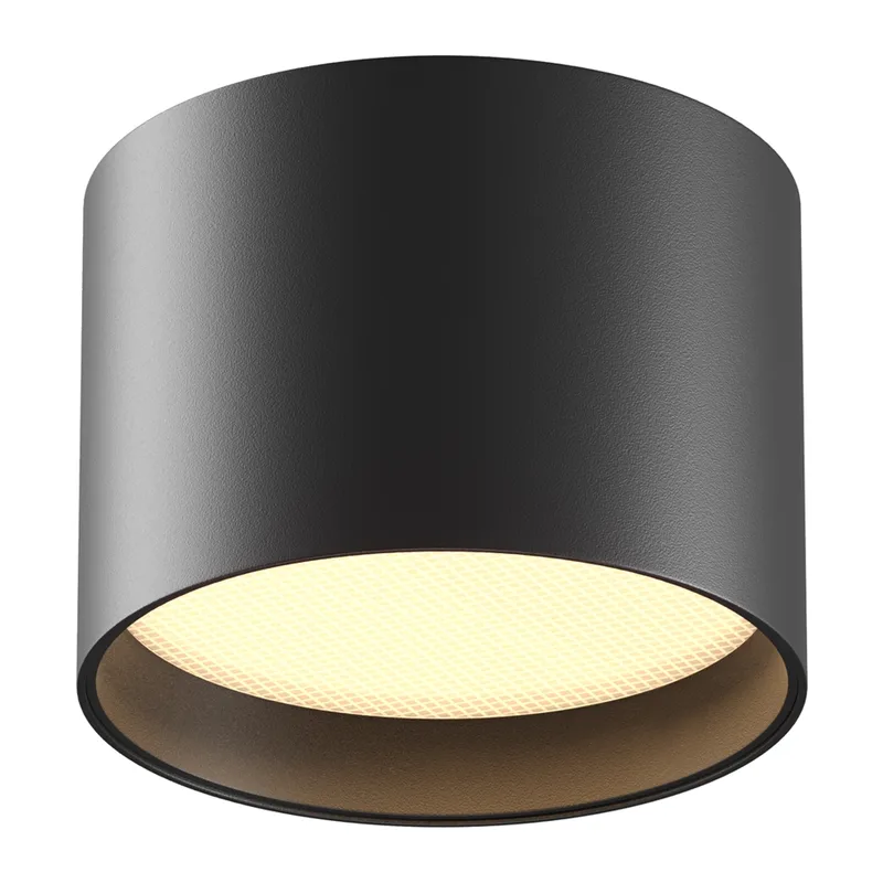 Потолочный светильник Блик / Glare 7 Вт 3000 К 120° IP 44 Maytoni C127CL-L7W3K-B