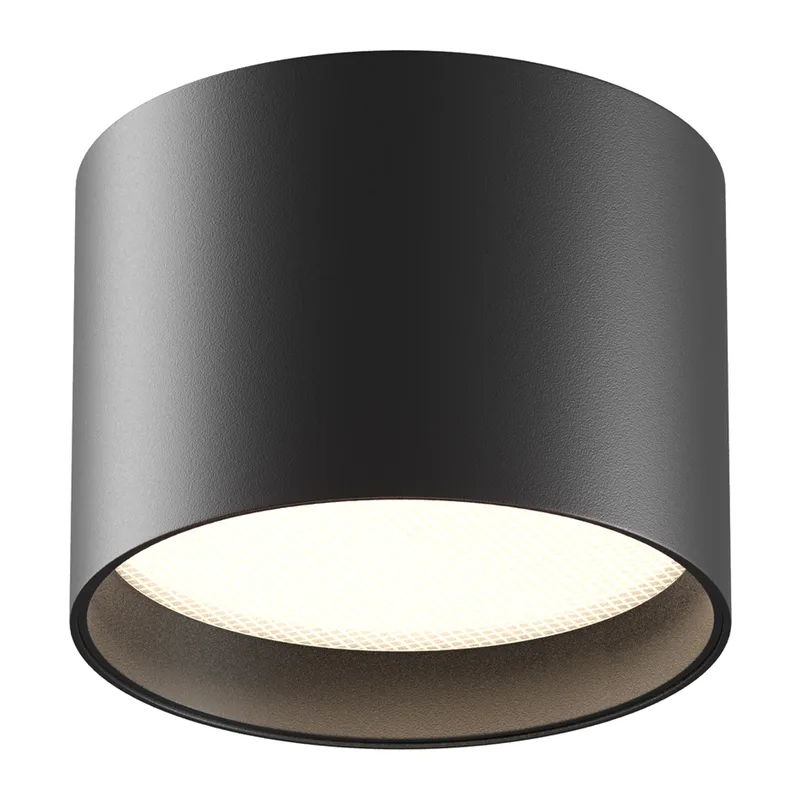 Потолочный светильник Блик / Glare 7 Вт 4000 К 120° IP 44 Maytoni C127CL-L7W4K-B
