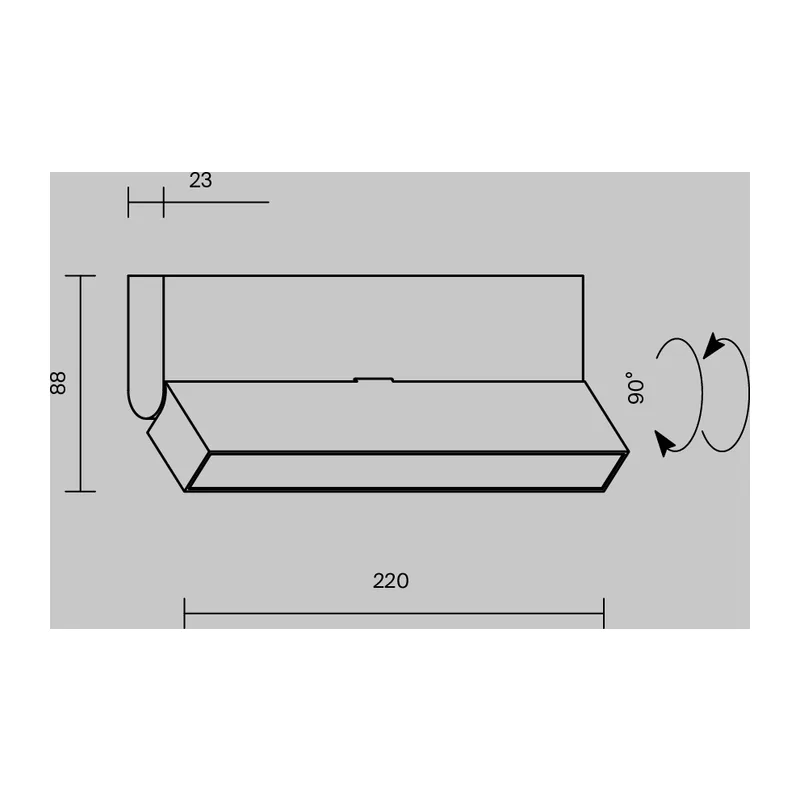 Потолочный светильник Базис поворотный / Basis Rot 12 Вт 4000 К 120° Maytoni C133CL-12W4K-B 10