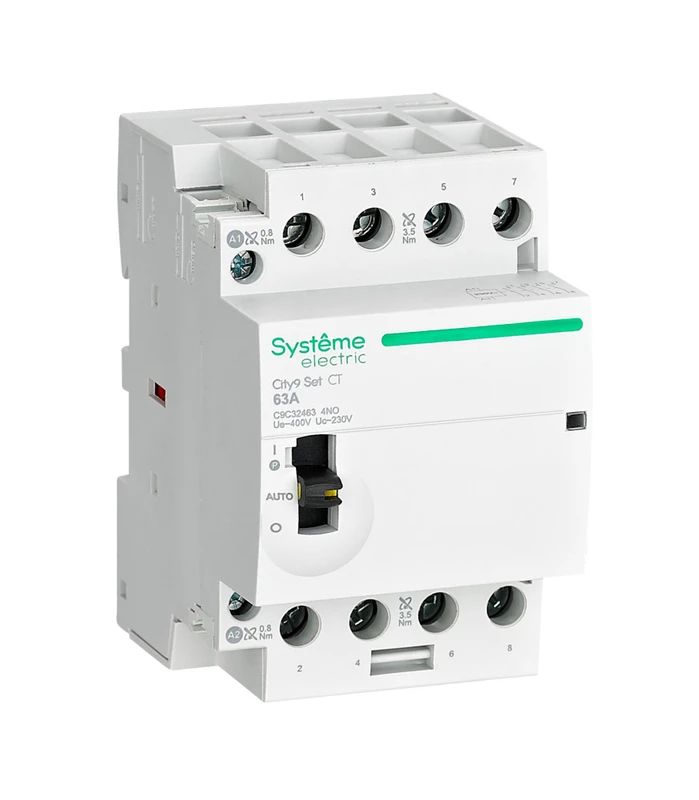 City9 Set Контактор 4P 4НО 63A AC 400В-230В 2