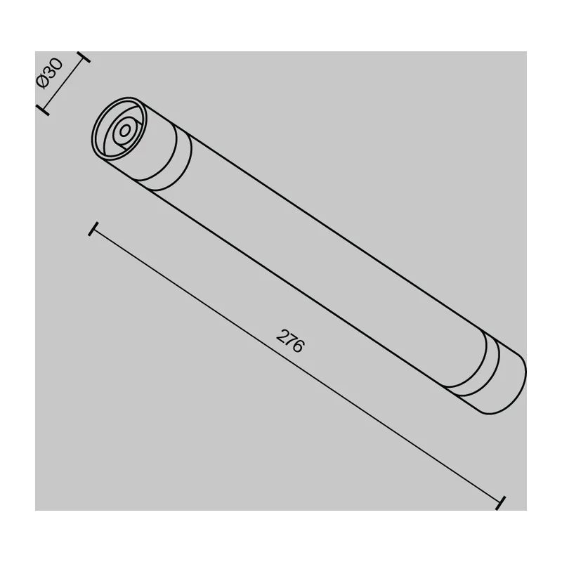 Соединитель для модульной системы Shelf 276мм Maytoni CA011-L300-B 6