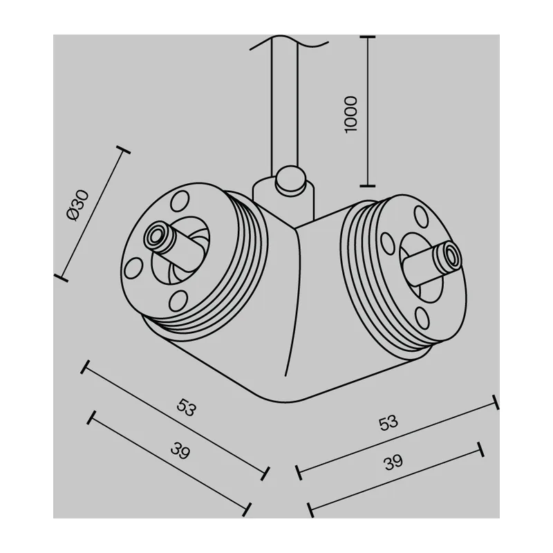 Угловой коннектор для системы Shelf с вводом питания Maytoni CA014LC-P-B 5