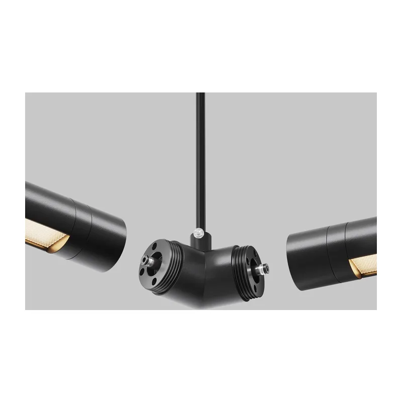 Угловой коннектор 120° для системы Shelf с вводом питания Maytoni CA018LWC-P-B 2