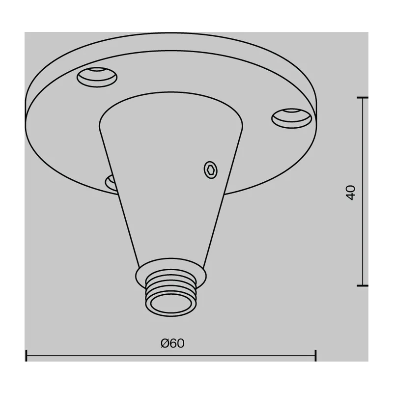 Фиксатор для накладного монтажа системы Shelf Maytoni CA026BS-B 5