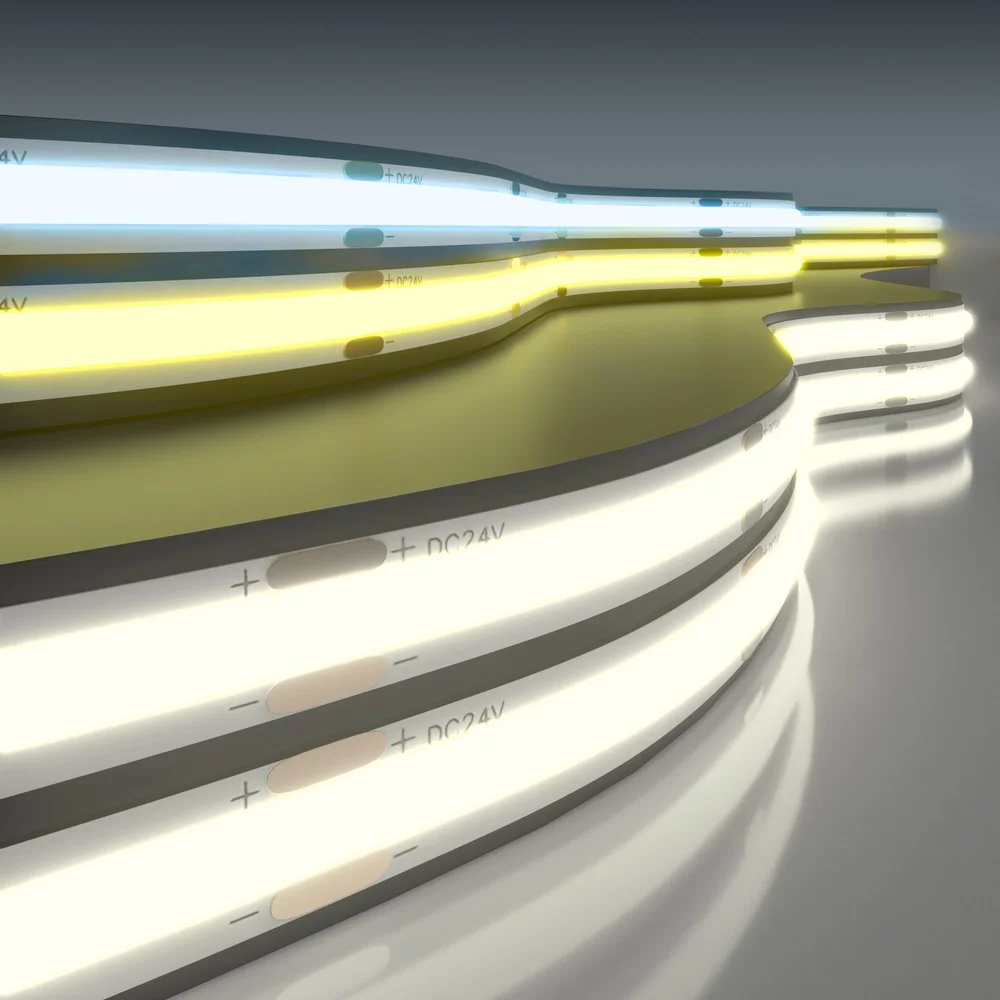 Лента светодиодная 576Led 13W IP20 MIX 3300/6500 теплый белый/холодный белый, 5м COB 24V 576Led 13W IP20 Elektrostandard
