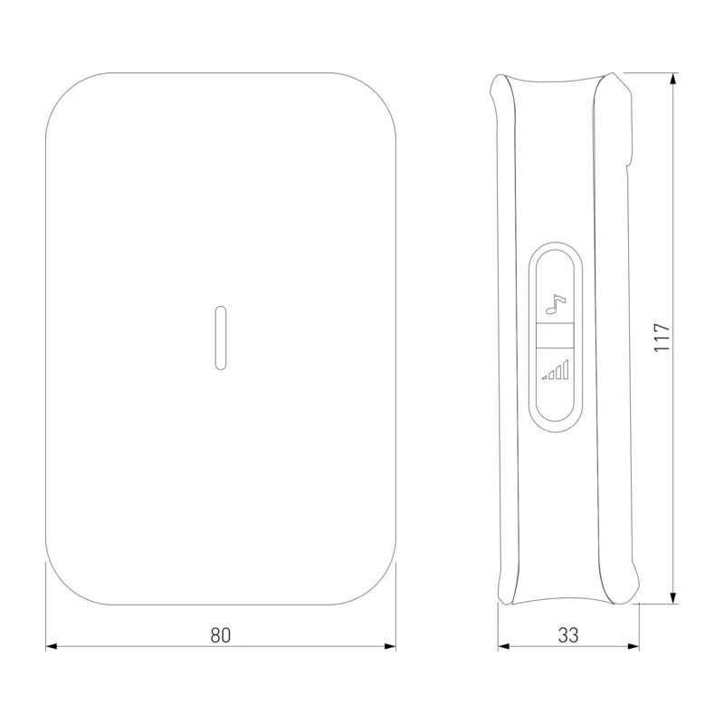Звонок беспроводной WL 36M IP44 белый DBQ19M WL 36M IP44 белый Elektrostandard 2