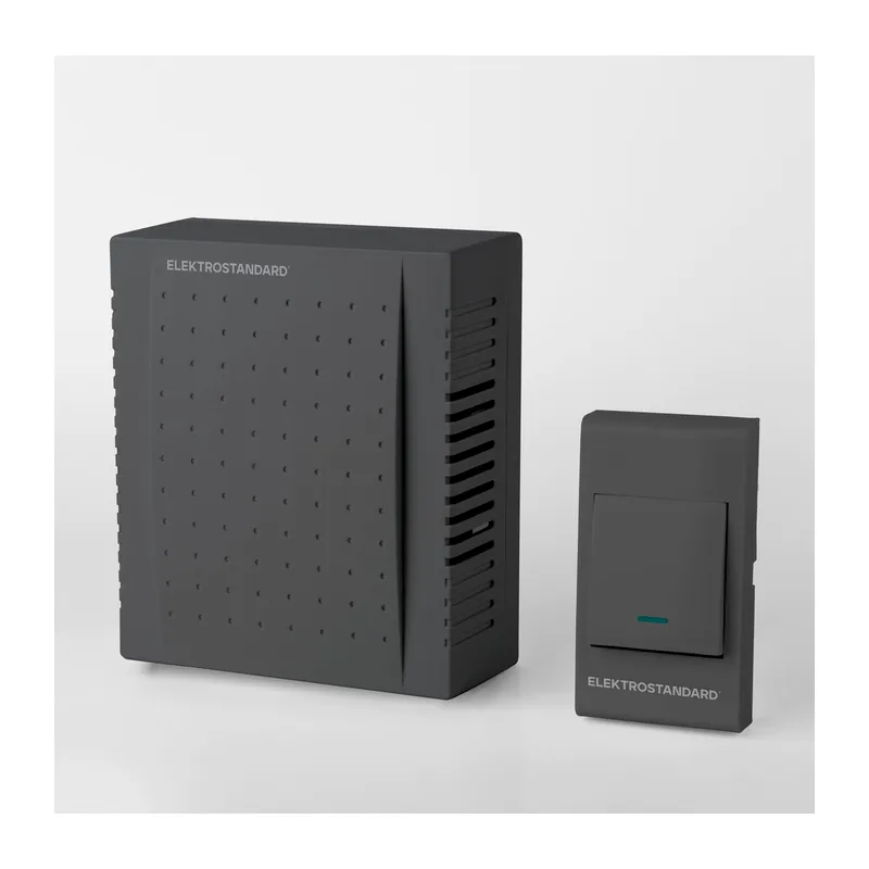 Звонок электромеханический 1M IP44 DBQ26M WM черный Elektrostandard