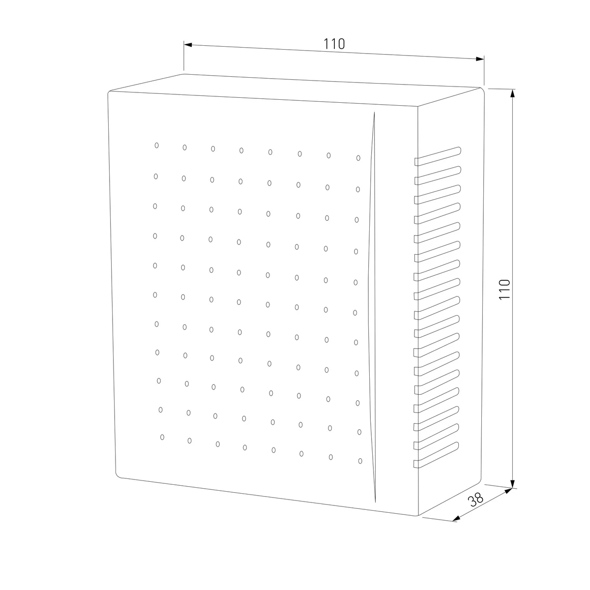 Звонок электромеханический 1M IP44 DBQ26M WM серый Elektrostandard 2